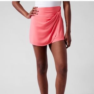 athleta release skort in coral petal XS NWT